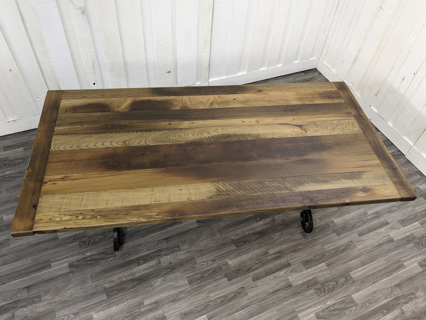 42" x 84" Reclaimed Barnwood Dining Table Top