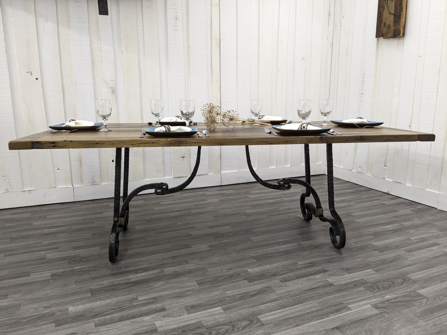 42" x 84" Reclaimed Barnwood Dining Table Top