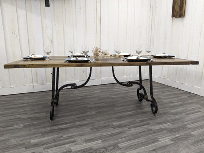 42" x 84" Reclaimed Barnwood Dining Table Top